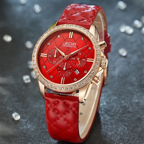 Women's Red Designer Watches 